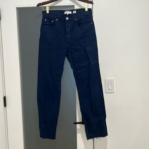 Re/Done Dark Wash Blue Jeans
